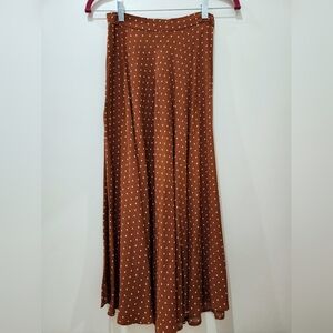 NEW H&M Printed Midi Skirt